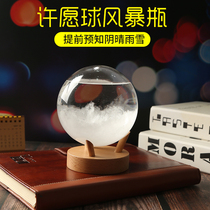 Weather forecast bottle storm bottle to send girlfriend girlfriend Valentines Day gift creative birthday wishing ball crystal ball ornaments