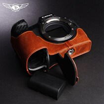 Taiwan leather Canon Canon EOS R camera bag eos R cow leather case manual protective cover half set