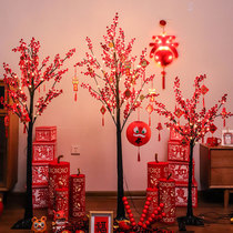 New Year decorations tree lights ornaments Spring Festival New Year small pendants 2022 ornaments housewarming interior layout Year of the Tiger