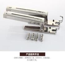 Thickened 304 stainless steel microwave oven bracket thickened oven rack microwave oven rack wall bracket telescopic folding folding