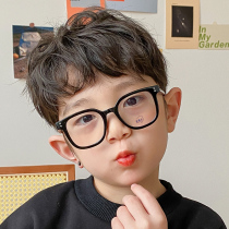 Childrens glasses radiation protection Blu-ray male and female children flat light fatigue look at mobile phone computer kid students protect the eyes