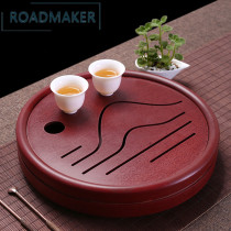  Rodmeike German bakelite tea tray Household dry bubble water storage simple round bakelite small size tea set