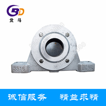 Beidou 3516 22216 bearing seat tile box Cast iron national standard weighted integral fixed vertical shaft shell tile frame support