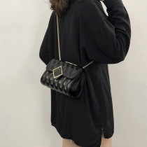 Small ck-233 official flagship store new summer female Korean version of small fragrant wind Lingge shoulder small square bag shoulder bag
