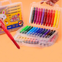 Hobbies water-soluble glow stick rotating oil painting stick crayon students Childrens Painting large capacity graffiti filling pen