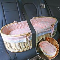 Baby basket out portable cradle bed Fuji Newborn in basket baby old-fashioned basket