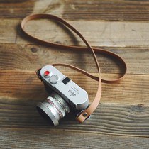 (FT-9) camera shoulder strap primary color tanned leather strap Leica Sony Fuji retro micro single head layer cowhide