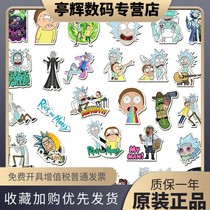 85 pieces of Rick and Motti graffiti Water glasses Skateboard Laptop Helmets Decorative Sticker Patterns Waterproof Stickler