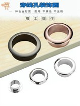 Metal hole cover box Office go electric decoration Furniture line computer threading Threading Round hole hole cover table coil