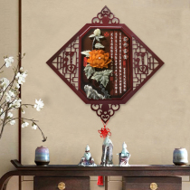 Dongyang new Chinese wood carving living room bedroom tea room wall pendant hanging decoration fashion home tremble headline same model