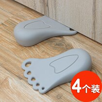 Creative cartoon small feet door block door to block door to prevent wind card door wedge closure