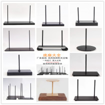 New Chinese Zen ornaments root carving wood carving base custom DIY model room Home weathered wood Wrought iron crafts