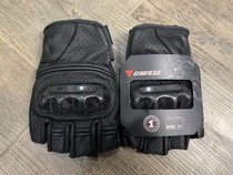 Motorcycle Rider Dennis Half Finger Gloves Racing Locomotive Cycling Equipment Anti-fall cowhide Breathable Summer Men and Women