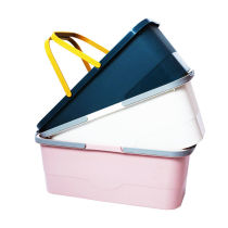 Rectangular washing glue cotton mop bucket Household bucket Plastic bucket Water storage bucket Portable car wash flat mop floor mop bucket