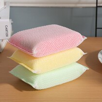 Bowl-washing tools scouring pad commercial magic sponge scrubbing oil-free dishcloth washing double-sided artifact kitchen cleaning