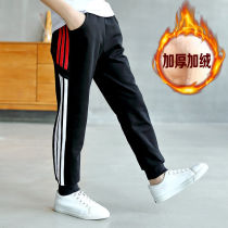 Boy gush thickened pants CUHK Tong Winter Clothing Warm Loose Trousers Children Sports Pants Casual Winter Pants Wear