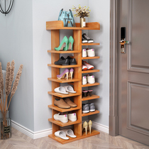 Shoe rack simple household door saving space indoor beautiful multi-layer economical storage artifact small shoe cabinet