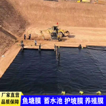 Fish pond anti-seepage membrane HDPE geomembrane composite geomembrane digester black film Fish pond waterproof film thickened anti-seepage membrane
