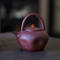 Xiyuan tea matter Boiling water boiling tea purple sand pot Jingdezhen pure hand-lifting beam pot side put pot alcohol charcoal stove available