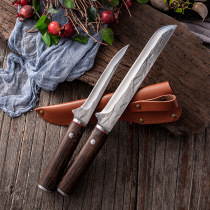 Forged slaughter knife cut meat for pork meat cut with stainless high carbon steel cut fishmelon fruit