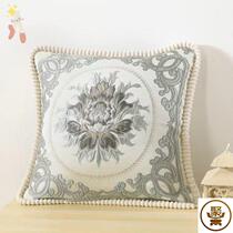 Sofa pillow cushion cushion cover core European living room home waist pillow car backrest bedside pillow high-grade embroidery pillow