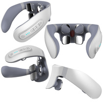 Manufacturer pulse cervical spine instrument Neck massager Intelligent portable shoulder and neck four-head and neck massager
