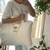 INS wind childrens cotton canvas quilt storage bag kindergarten bedding storage bag daily necessities storage bag customization