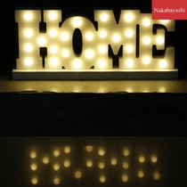 Wooden wedding English letters with LED lights Wooden HOME wedding HOME decoration lights