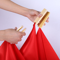 Professional adult children Square dance red silk Allegro kindergarten to do exercises beat three sentences and a half props eloquence training