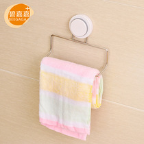 Suction type stainless steel towel hanging ring kitchen bathroom supplies towel hanger towel wall-mounted