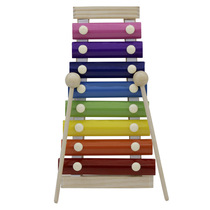Orf instrument Rainbow 8 sound knocks aluminum board wood inspires childrens music perception percussion instrument