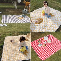 Outdoor Picnic Mat Waterproof Anti-Damp Cushion Spring Cruise Mat Portable Thickened Super Light 5-8 People Foldable Wild Cooking Ground Mat
