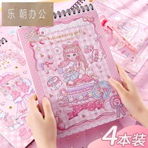 Painting book childrens picture book Primary School students sketch book a4 kindergarten blank art book graffiti painting book coil book thick white paper sketch paper hand drawn beginner drawing paper sketch paper