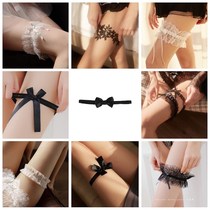 Leg ring female sexy Japanese sex lingerie stockings accessories soft sister lace lace bow thigh ring recommended