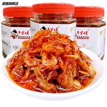 Spicy shrimp Hunan specialty bean tempeh dried shrimp instant shrimp snack crispy shrimp noodle dressing sauce