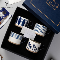 Yayoi era Four Seasons Japanese Mug Couple Cup Couple Couple Couple Creativity