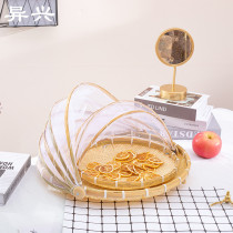 Drying basket bamboo woven storage basket household steamed bun round dustpan fruit basket cover farm insect basket drying vegetable artifact