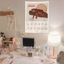 Almanac hanging cloth 2022 New Year 2022 calendar year calendar year one 2o22 year calendar dormitory wall background bed