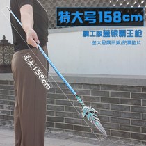 The Fighting Roo Mainland Arms Tang Triovert Large Number One Meter Blue Silver Bully King Gun Ho Hammer Alloy Model Toy Hand Office