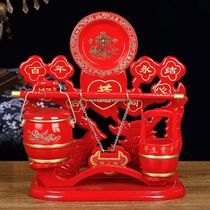 Spittoons for marriage dowry wedding wedding wedding children small red bucket small red bucket with cover wedding dowry props ornaments