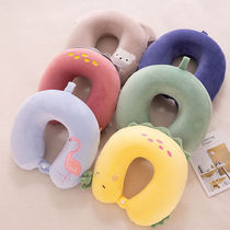  U-shaped pillow Travel neck pillow Cervical spine memory cotton Aircraft u-shaped pillow neck childrens cute car portable pillow