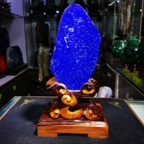 Afghan natural blue stone Emperor lapis lazuli Jade mineral original stone Study Office collection ornamental ornaments