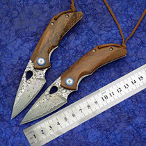 Hummingbird Damascus steel knife VG10 folding knife high hardness sharp knife outdoor self-defense portable EDC folding knife