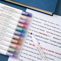 Class 2 of three years a set of students with marker pens light color Department rough strokes key color markers