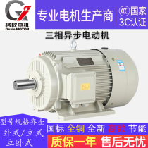 National standard copper three-phase asynchronous motor 0 75 1 1 1 5 2 2 3 4 5 5 7 5KW motor 380V