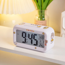 Electronic alarm clock student home small children desktop clock digital clock dormitory mini desk desk clock