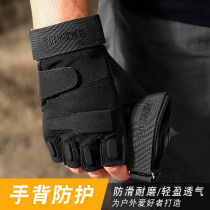 Summer outdoor riding tactical gloves wear-resistant non-slip Special Forces half-finger training anti-cutting multifunctional half finger