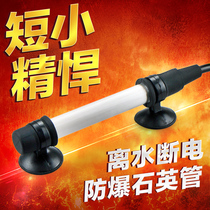 Small fish tank Mini heating rod Turtle tank Tropical fish automatic constant temperature low water level heater Ultra-short heater