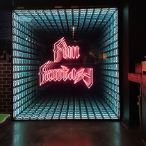 Melaleboard mirror neon light-emitting word custom led light with Billboard bar ins shape Net red abyss mirror light box