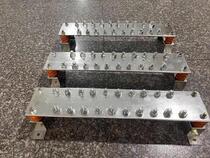 Bar grounding copper bar insulator bracket lightning protection national standard copper T2 copper bar wiring copper plate cabinet special shape
